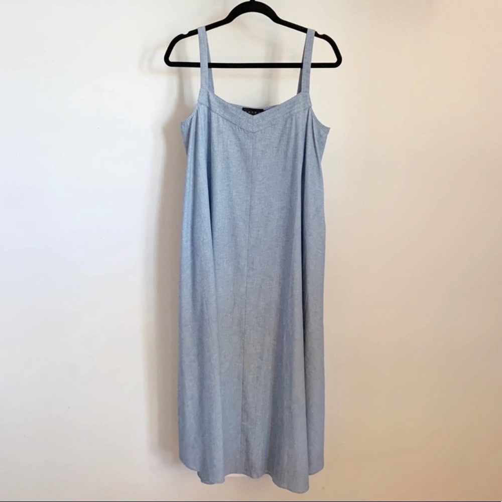 Hatch Light Blue Midi Dress
